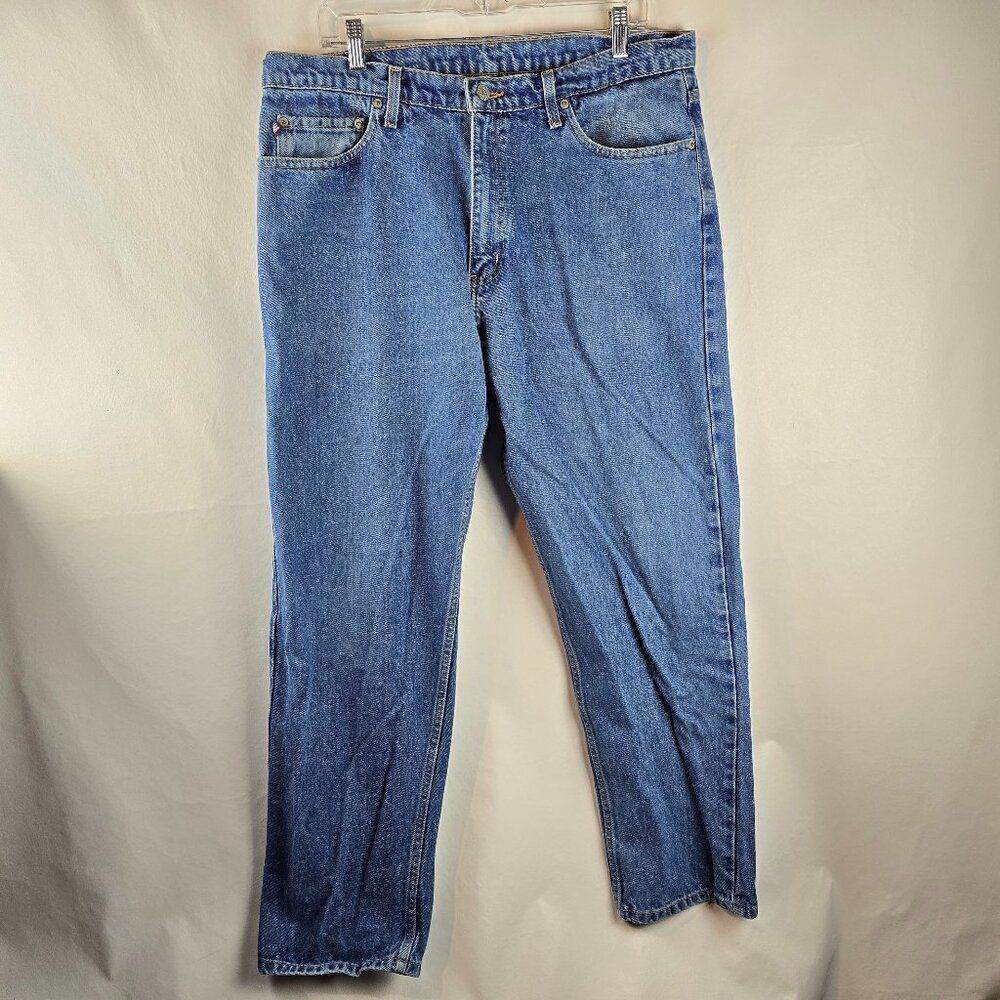 Polo Jeans Co Ralph Lauren Mens 38x30 Blue Denim Relaxed Fit Straight Leg Baggy